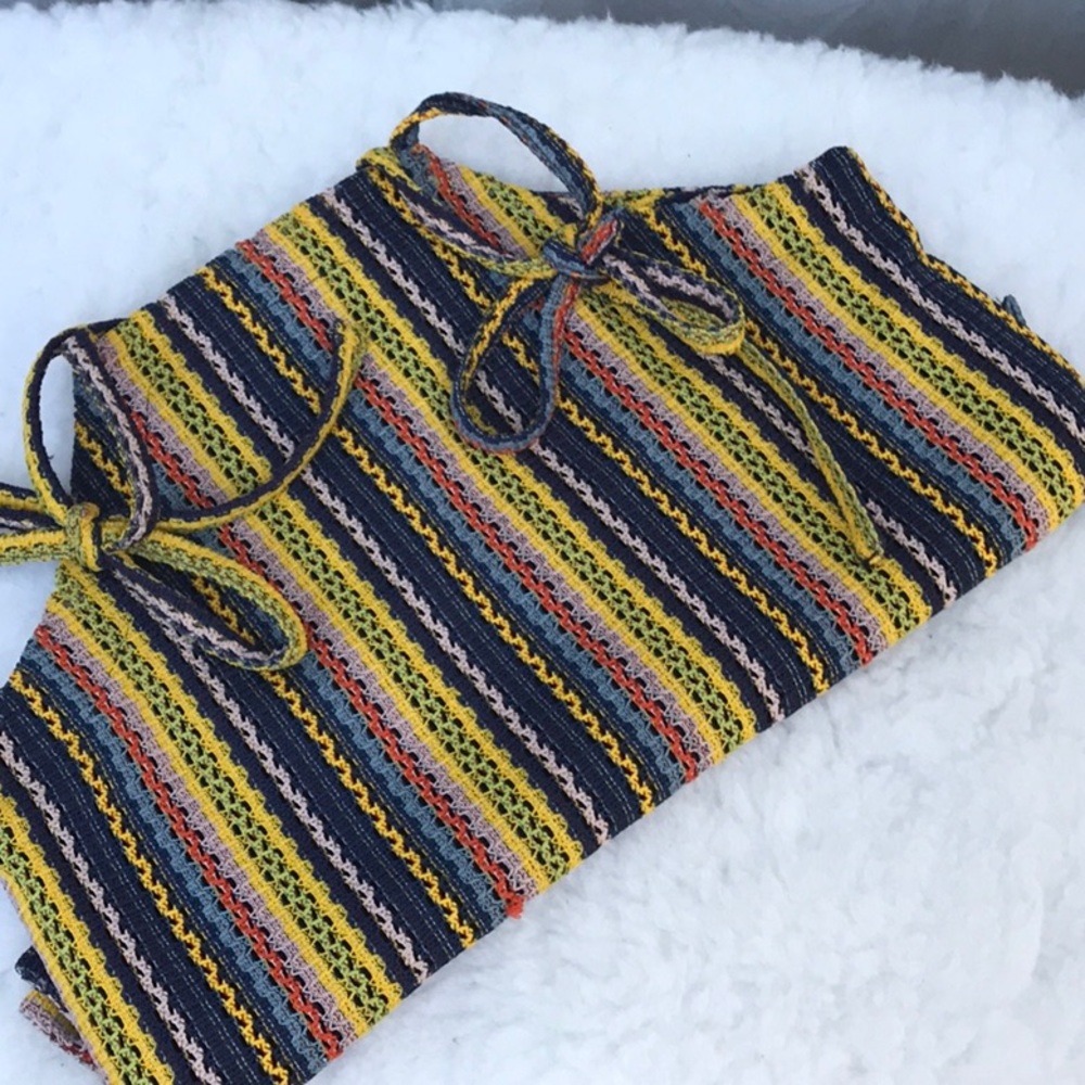 Madewell Crochet Stripe Texture & Thread Top - Picture 5 of 9